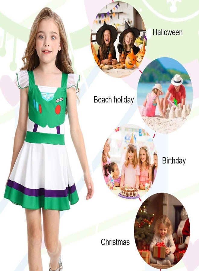 Eledobby Girls Princess Dress Toddler Halloween Costume Cospaly Dress Up Birthday Party Clothes 2-3T - Image 5
